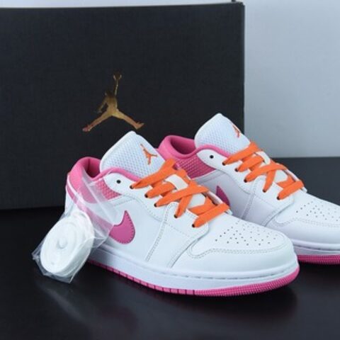 Air Jordan 1 Low AJ1 乔1白粉色 低帮篮球鞋 货号DR9498-168